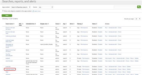 splunk make results|Create and edit reports .